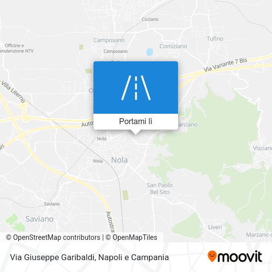 Mappa Via Giuseppe Garibaldi