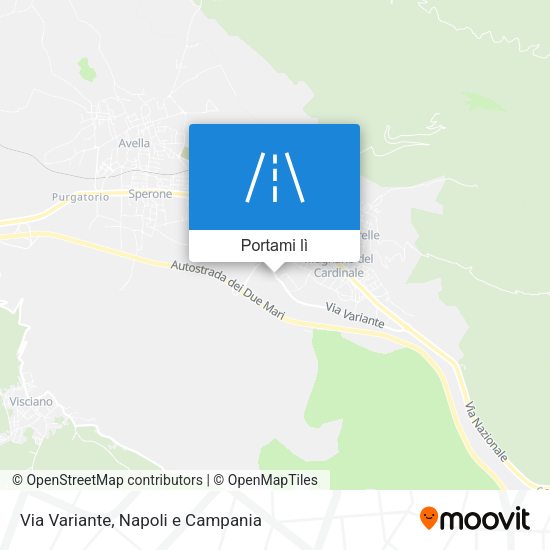 Mappa Via Variante