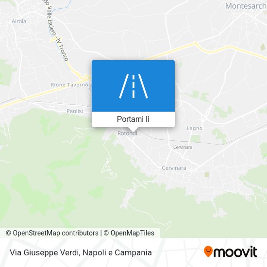 Mappa Via Giuseppe Verdi