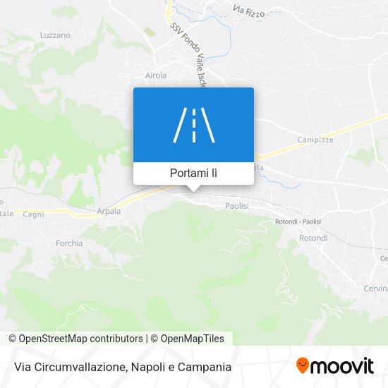 Mappa Via Circumvallazione