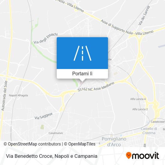 Mappa Via Benedetto Croce