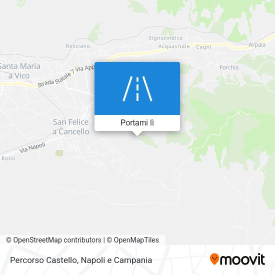 Mappa Percorso Castello
