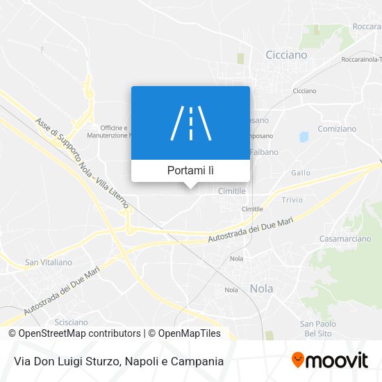 Mappa Via Don Luigi Sturzo
