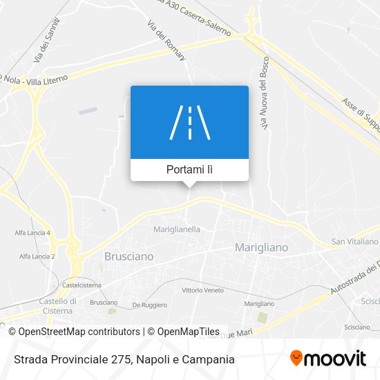 Mappa Strada Provinciale 275