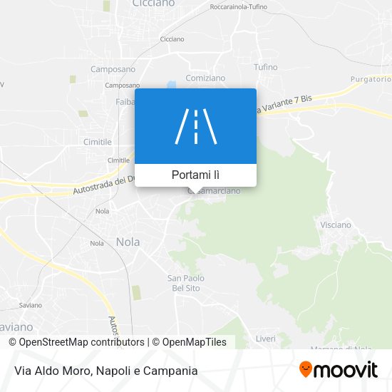 Mappa Via Aldo Moro