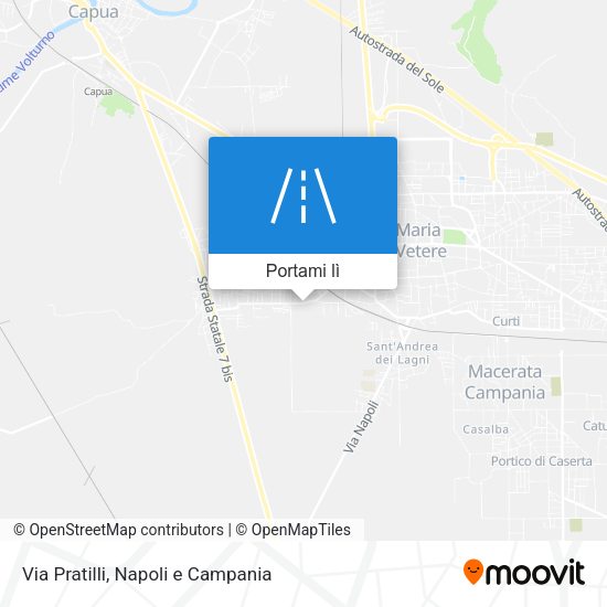 Mappa Via Pratilli