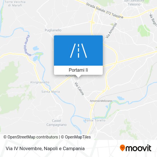 Mappa Via IV Novembre