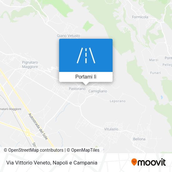Mappa Via Vittorio Veneto
