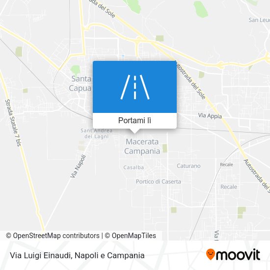 Mappa Via Luigi Einaudi