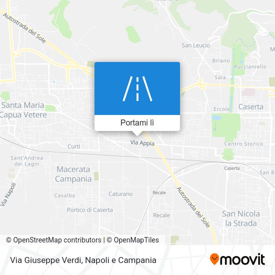 Mappa Via Giuseppe Verdi