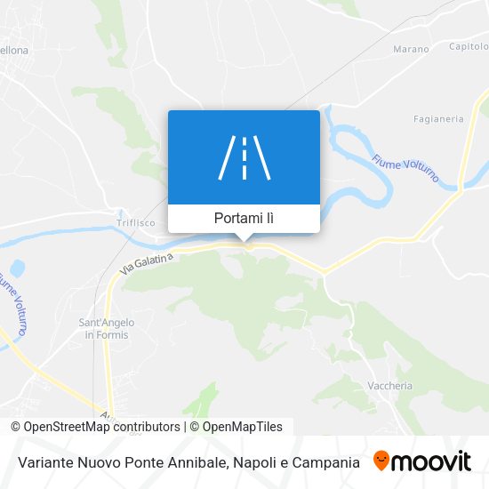 Mappa Variante Nuovo Ponte Annibale