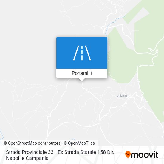 Mappa Strada Provinciale 331 Ex Strada Statale 158 Dir