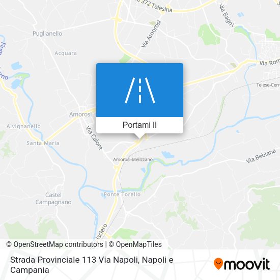 Mappa Strada Provinciale 113 Via Napoli