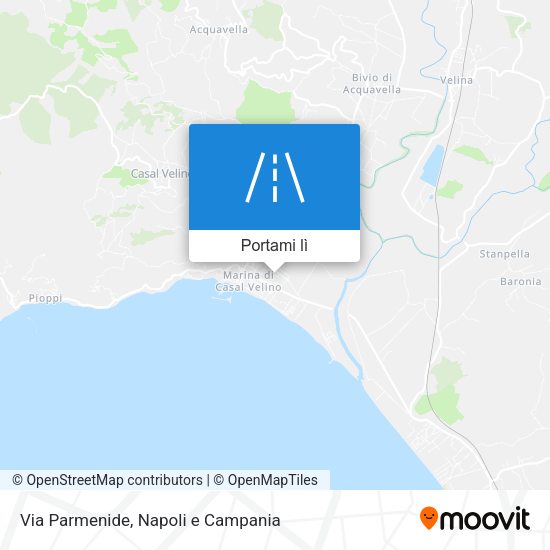 Mappa Via Parmenide