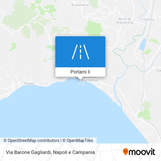 Mappa Via Barone Gagliardi