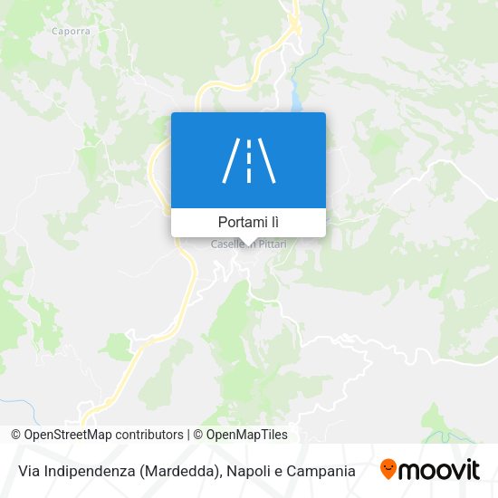 Mappa Via Indipendenza (Mardedda)