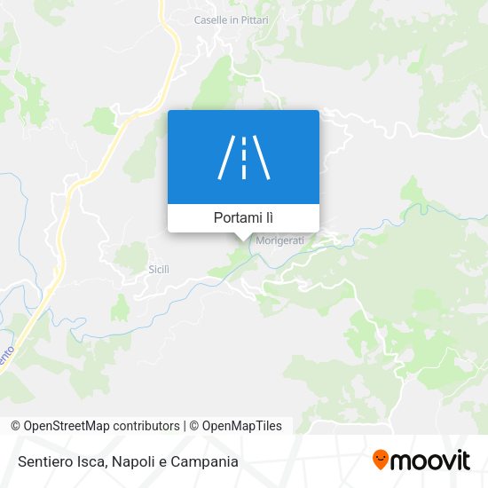 Mappa Sentiero Isca