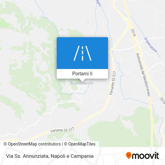 Mappa Via Ss. Annunziata