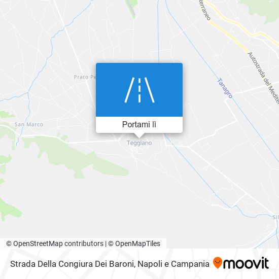 Mappa Strada Della Congiura Dei Baroni