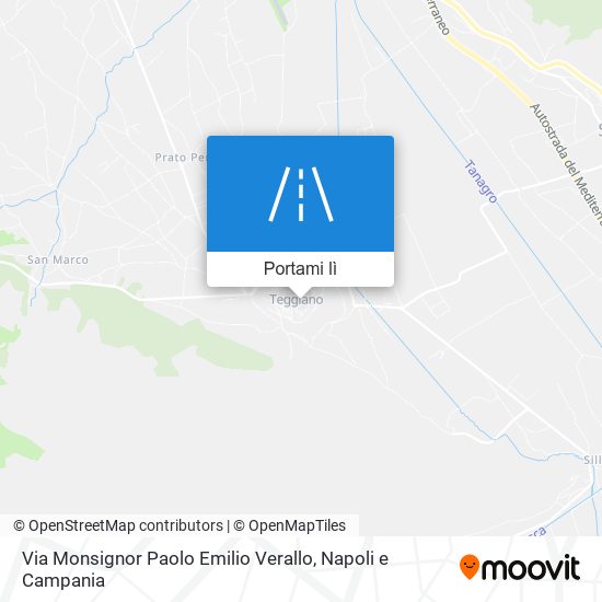 Mappa Via Monsignor Paolo Emilio Verallo