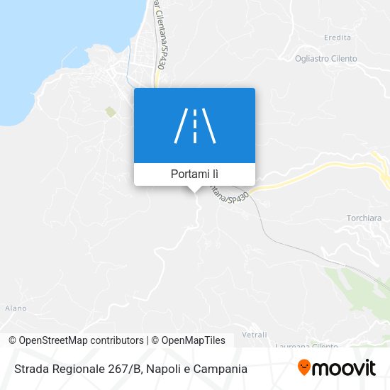 Mappa Strada Regionale 267/B