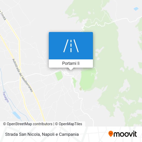 Mappa Strada San Nicola