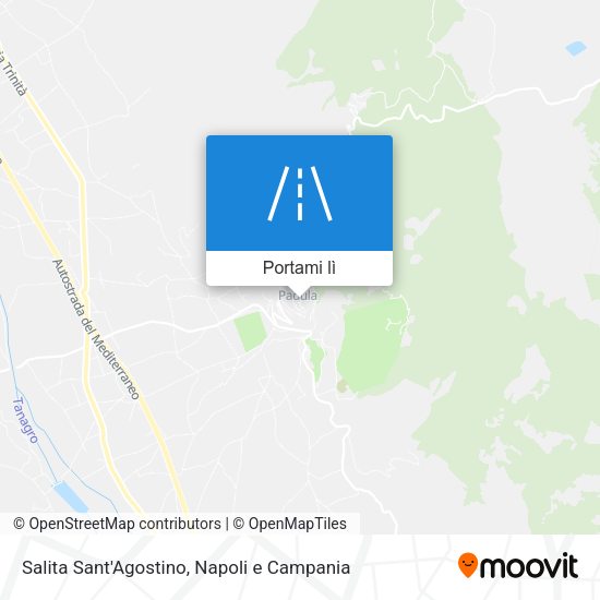 Mappa Salita Sant'Agostino