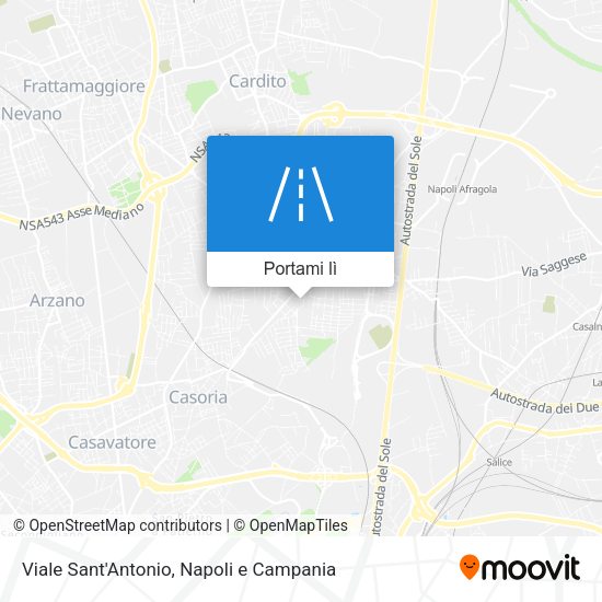 Mappa Viale Sant'Antonio