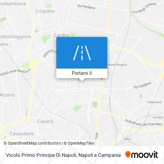 Mappa Vicolo Primo Principe Di Napoli