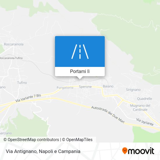 Mappa Via Antignano