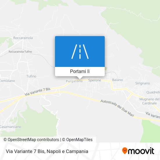 Mappa Via Variante 7 Bis