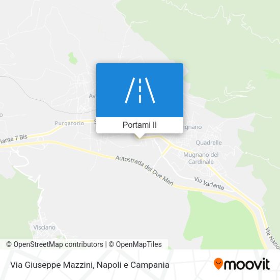 Mappa Via Giuseppe Mazzini