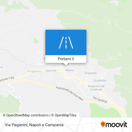Mappa Via Paganini