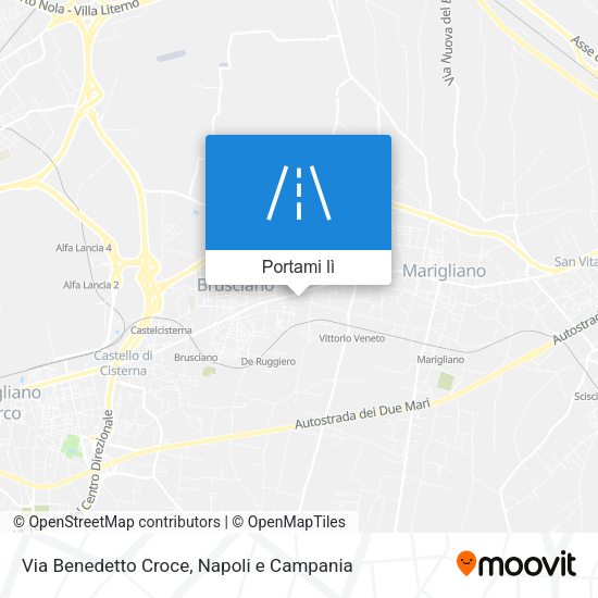 Mappa Via Benedetto Croce