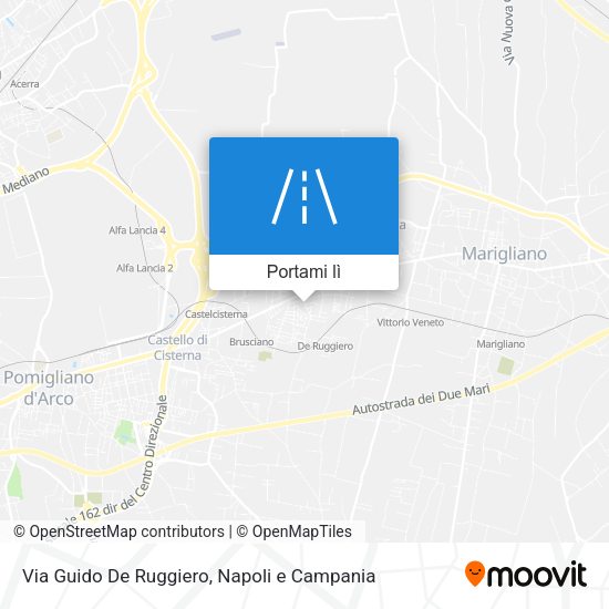 Mappa Via Guido De Ruggiero