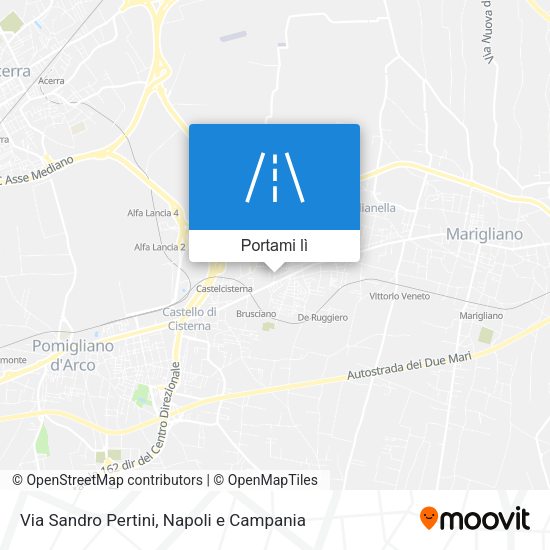 Mappa Via Sandro Pertini