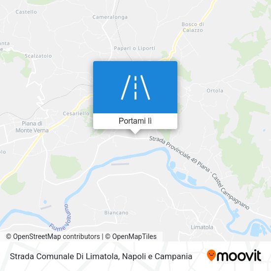 Mappa Strada Comunale Di Limatola