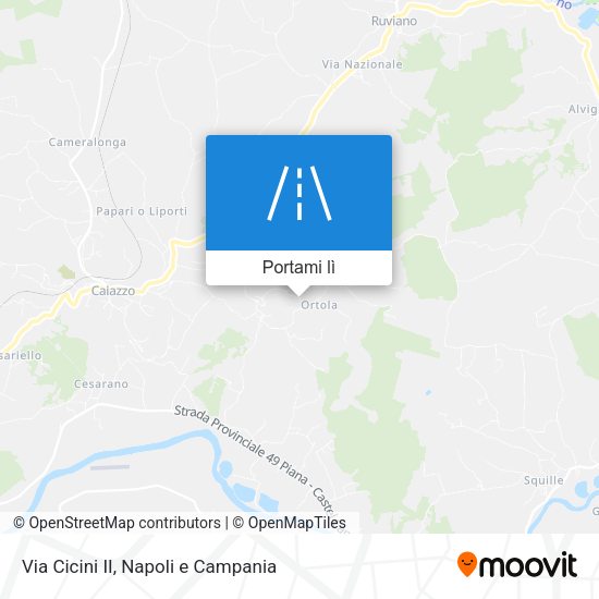 Mappa Via Cicini II