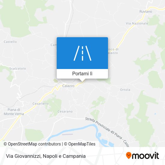 Mappa Via Giovannizzi