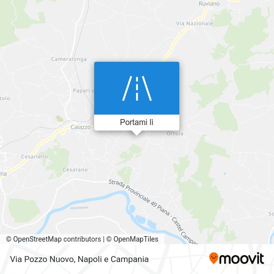 Mappa Via Pozzo Nuovo