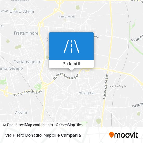 Mappa Via Pietro Donadio