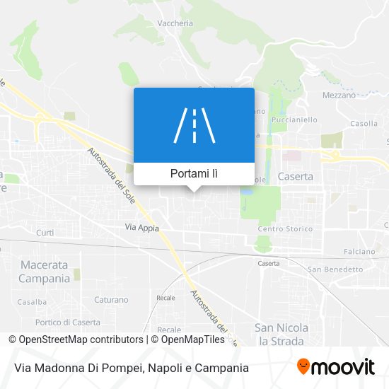 Mappa Via Madonna Di Pompei