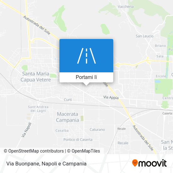 Mappa Via Buonpane