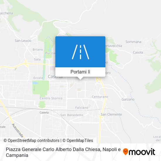 Mappa Piazza Generale Carlo Alberto Dalla Chiesa