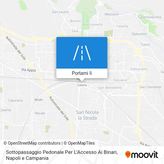 Mappa Sottopassaggio Pedonale Per L'Accesso Ai Binari