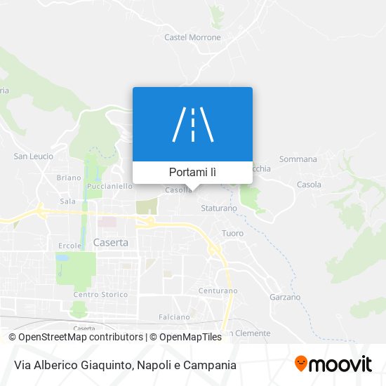 Mappa Via Alberico Giaquinto