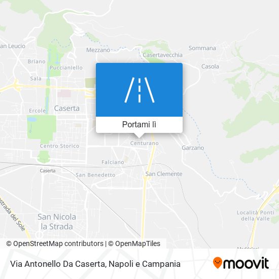 Mappa Via Antonello Da Caserta