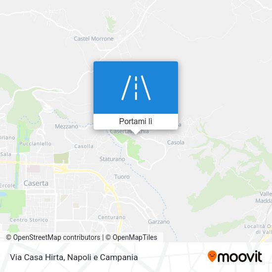 Mappa Via Casa Hirta