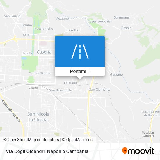 Mappa Via Degli Oleandri