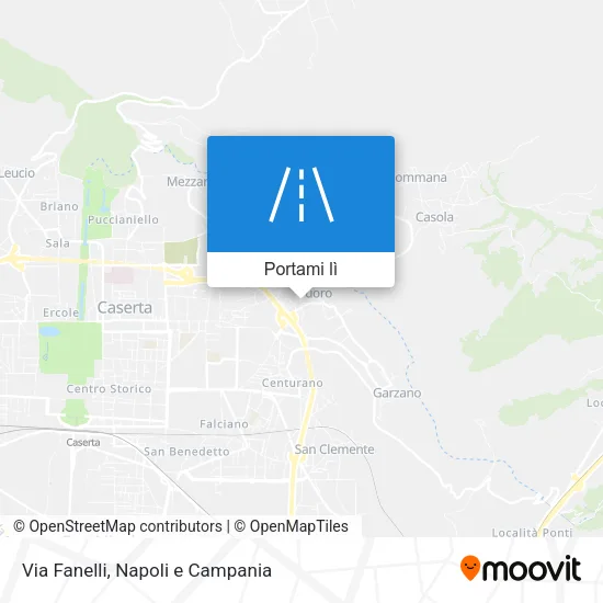 Mappa Via Fanelli